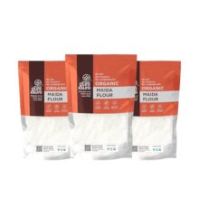 Pure & Sure Organic Maida 500gm (Pack of 3) | 100% Natural Whole Wheat Maida Flour | Fresh from Farms | Gluten-Free | No Preservatives & No Additives | Rich in Taste
