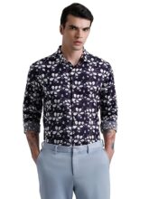 JACK & JONES Slim Fit Shirt(12256008_Parachute Purple_S)