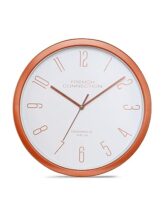 French Connection Stylish Analog Wall Clock for Home with White Dial – Size: 12 Inches – FCWC07-C