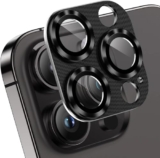 CELLMASTER Camera Lens Protector Compatible for Iphone 14 Pro Max Black Pack of 1