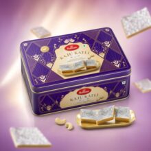 Haldiram’s Premium Kaju Katli Tin Sweets Gift Pack 400g