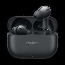realme Buds T310 with 12.4mm Driver, 46dB ANC, Spatial Audio and upto 40 hours Playback Bluetooth(Vibrant Black, True Wireless)