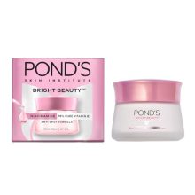 Pond’S Bright Beauty Spf 15 Pa ++ Day Cream 50 G, Non-Oily, Mattifying Daily Face Moisturizer – With Niacinamide To Lighten Dark Spots For Glowing Skin