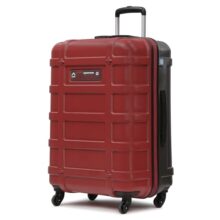 Uppercase Cargo 74Cm(Large) Check-In Trolley Bag Dual-Tone Spinner Hardsided Luggage Secure Combination Lock Scratch-Proof Surface Mesh Convipack Suitcase For Men & Women 2000 Days Warranty(Red)