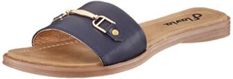 Flavia Women’s Fashion Slippers (FL130/BLU_8 UK (40 EU) (9 US)_Blue)
