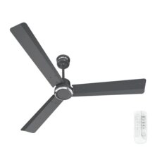 Bajaj Classico Sleek Plus 5S 1200MM (48”) BLDC Ceiling Fan with Remote | BEE 5 Star Rated Energy Efficient | Power Saving | Sleek Compact Design | High Air Delivery |2-Year Warranty |Grey