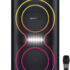 Zebronics Portable Bluetooth Speaker, Upto 5 Hours Playback, Dual 16.51cm Drivers, Karaoke, TWS, BT v5.4, USB, mSD, AUX, RGB, Wireless Mic with Display, Mobile Holder (Party Fyre 90)
