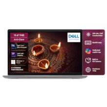 Dell 15 AI Powered Laptop, Intel Core Ultra 5 225U Processor, 16GB:512GB, 15.6″ (39.62cm) FHD 300nits Display, (Dell 15)