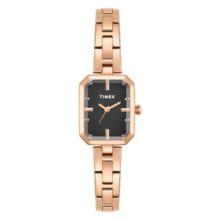 TIMEX Octogonal 20mm Black Dial Analog Women Watch – TWEL29802