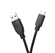C & E USB Type C Cable 3 FEET [PACK OF 2] 3A Fast Charging USB A to USB C Charger Cord 1 m