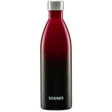 Amazon Brand – Solimo 1000ml Stainless Steel Vacuum Insulated Bottle | Double-Wall Insulation, Leak-Proof, 24 Hours Hot and Cold | for Work, Home, Commute and Travel | Red & Black