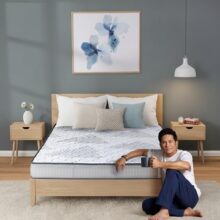 Livpure Smart DUOS FLIP Reversible Ortho HR – Medium Soft & Firm Mattress |3D SleepTech Crafted Zones| ComfortScience Foam| High GSM Sporty Quilted Fabric|Queen Bed (78x60x5) inch, 7 Years Warranty