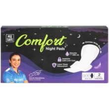 Pee Safe Comfort Night Pads XXXXL 2 Pads – 405mm | 76% Longer