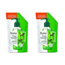 Himalaya Pure Hands Purifying Tulsi Hand Wash Refill 750 ml – Pack of 2, Green