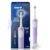 Oral-B Vitality Pro Rechargeable Electric Toothbrush for Adults | 3 Brushing Modes: Daily, Sensitive & Sensitive+ | 2-Min Timer with Quadpacer | IPX7 Waterproof | 2 Year Warranty | Round Brush Head (Lilac)