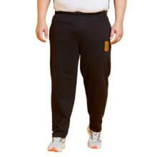 Bigbanana Men’s Plus Size Regular Fit Trackpants (Oxn-Black,Black,7XL)