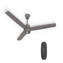 Havells Fab Bldc Uled Ceiling Fan 1200Mm, 5 Star, Led Speed Indicator, 380 Rpm, Up To 65% Savings,Reverse Rotation,4 Speed Modes,Low Wattage 30W, Low Noise,Air Flow:225 Cmm, 3 Year Warranty,Stone Grey