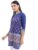 Vishudh Women Regular Fit Round Neck Vntn000524 Blue 2Xl