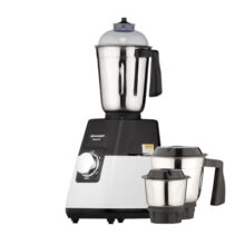 Sharp 500W Mixer Grinder Hybrid Copper Motor, Ss-304 Grade Stainless Steel Blade, Auto Cutoff, Food Grade Ring, Variable Speed Settings, 2 Yrs On Product & 5 Yrs Warranty On Motor,20000 Rpm Motor