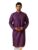 SOJANYA (Since 1958 Men’s Silk Bend Krochet Thread Embroidered Violet Long Kurta