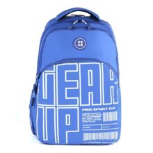Gear Arise 40L Water Resistant School Bag With Sternum Strap/Casual Standard 4 Compartment Backpack/Daypack/College Bag For Boys/Girls/Men/Women (Blue)