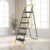 Parasnath 6 Step Yellow Diamond Steel Foldable Ladder for Home – Wide Anti Skid Plastic Step Ladder for Extra Gripping 6.2 FT Ladder – 6 Year Manufacturer Warranty – Made in India