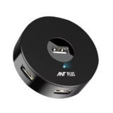 Ant Plus Booster 422 Round Shape 4-Ports USB A to USB 3.0 HUB with High-Speed Data Transfer & Fast Charging, Compatible for MacBook, Microsoft Surface, Laptops, Notebooks & Desktops (Black)