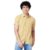 Spykar Yellow Checked Half Sleeve Shirt for Men (Size: 2XL)-MSHCS1BD141_Sulphur Yellow