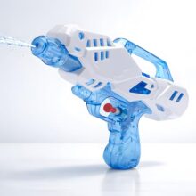 Toyshine 100ml Futuristic Water Gun Toy for Kids | Powerful Pichkari with Trigger Action | Lightweight Water Blaster for Holi, Pool & Outdoor Summer Fun