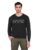 Arrow Men Black Crew Neck Brand Print Sweatshirt