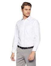 Diverse Men’s Cotton Solid Full Sleeve Professional Shirt (DVF02F1L02-514_White_44)