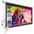 Inlight® Cineview Motorised Projector Screen, 84 Inches Diagonal 4:3 Format | 6 Ft. x 4 Ft., Supports Ultra HD-3D-4K Technology(White)
