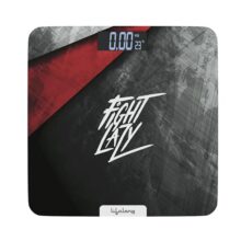 Lifelong Activeflex Weighing Scale (Fight Lazy Series Llws45- Active Black)|Digital Weight Machine For Body Weight|Thick Tempered Glass With Lcd Display|Bathroom Weighing Scale