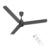 Polycab Wizzy Plus LED 1200mm BLDC Ceiling Fan with Remote |BEE 5 Star Rated, Higher Air Delivery|LED Indicator,Reverse,Boost,Sleep and Breeze Mode,Free Installation |3 Years Warranty (Matt Black)