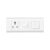 Wipro Northwest (Nowa) Switch Combo of 6M Plate + 1M 6A Switch x2 + 6A 3Pin Socket + 5 Step Fan Regulator, White (Kit 11)