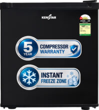 Kenstar 45 L Direct Cool Single Door 1 Star Refrigerator(Black, 46VD1KS26F0.(BK))
