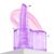 Glamveda Glowy pH Jelly Balm 4g | pH Adapting Lip Balm with Custom Pink Tint | Hydrating Jelly Gloss Balm | Shimmer Lip Glow | Non-Sticky Lip Care