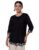 Amazon Brand – Myx Women’s Pure Cotton Embroidered Short Kurti | Tunic | Short Kurta (Available in Plus Sizes) (SS26-MYX-RKM-KU-36_Black_5XL)