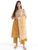MIRCHI FASHION Pure Cotton Women Straight Sequin Embroiderd Mirror Work Kurti Set with Dupatta and Pant (K9711 – Rust, Off White – 5XL)