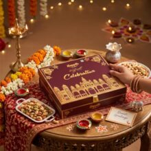 Happilo Dry Fruit Gift Box Raj Mahal 500g | Almond, Cashew, Pistachios & Raisins | Diwali Gift for Family and Friends, Corporate Gifting