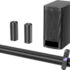 LG XBOOM Bounce Wireless Portable Bluetooth Speaker, Upward Dual Passive Radiators, AI Sound, AI Lighting, 30Hrs Playtime, Bass Boost, IP67 Water & Dustproof, Built in Power Bank, Carrying Strap