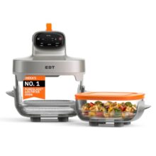 Edt Luma Pureglass™ 4.5L + 2.5L Dual Bowl Air Fryer Oven | Zero Coating,100% Toxin Free, No Ceramic, Pfas, Ptfe, Pfoa | 6-In-1 Multi Function | 1500W | Nutriretain™