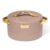 SELVEL Heritage Casserole 800 ml | Stainless Steel Inner & Premium Plastic Outer Body | Insulated Hot Pot for Roti, Rice & Curry | Elegant Brown Finish with Gold Handles