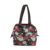 Milton Floral Lunch Bag I Design Tiffin Bag For Office For Men, Women I Eco Friendly, Spacious, Durable I 2.5 L I Black
