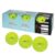 Tanso T40 Pickleball Balls For Outdoor Tournament Play (Pack Of 3 Pickleballs, 40 Precise Holes, Active Bounce, Durable With Less Abrasion, Light Green Colour Pickleball Balls)