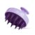 GLUN® Round Scalp Massager Purple Colour Pack of 1, Shampoo Brush Super Soft Bristles for Hair Cleansing & Anti-Dandruff Treatment Accessories