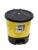 ARISTO Unique Modern Plastic Pedal Dustbin 8.0 LTR (Yellow)