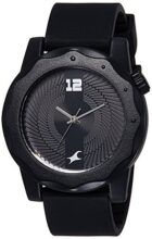 Fastrack Quartz Analog Black Dial Black Silicone Strap Unisex Watch – Nt38022Pp03