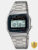 CASIO A-158WA-1DF Vintage A158WA-1DF Black Dial Silver Stainless Steel Band Digital Watch  – For Men & Women