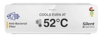 Whirlpool 1.5 Ton 3 Star, Magicool Inverter Split Ac (Magicool 15T 3S Inv Cnv S5K2Pp0, Copper, Convertible 4-In-1 Cooling Mode, Hd Filter White)